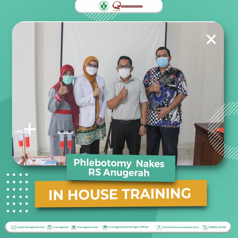 IHT Phlebotomy tenaga kesehatan Rumah Sakit anugerah