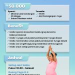 LEAFLET PRENATAL YOGA 21x9 9 cm